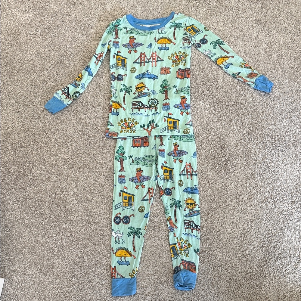 Little Sleepies California Pajama Set - 2T
